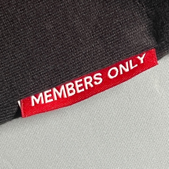 NWT Members Only Black Embroidered Bad Vibes Short Sleeves Casual T Shirt - Picture 9 of 11